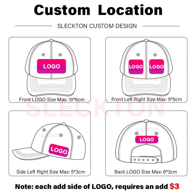 SLECKTON Бейсбольная кепка с ш – обзор и цена Embroidery Design Logo