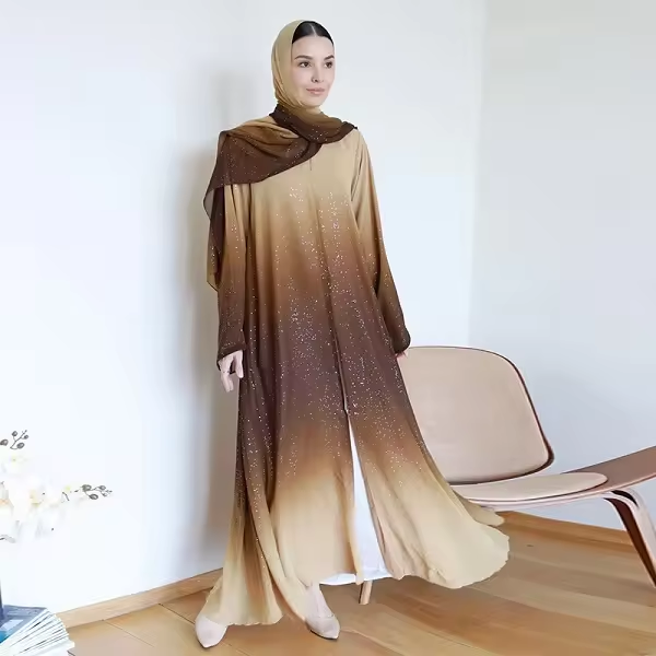 Праздничный градиентный кимоно – обзор и цена Embroidery Kebaya